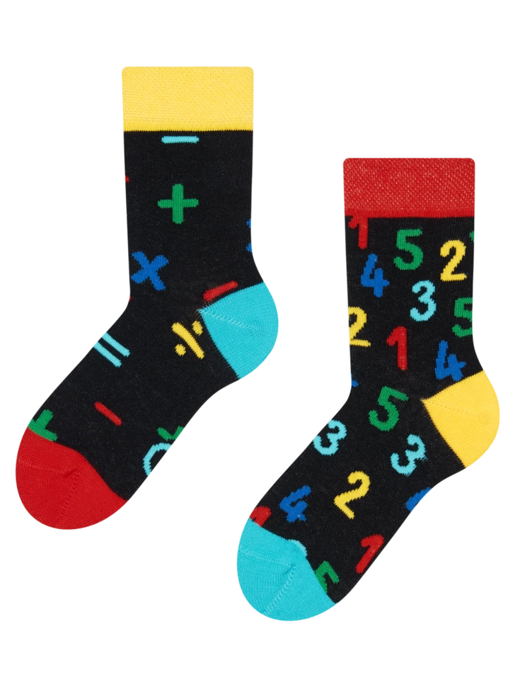 Lustige Kindersocken Zahlen 3 Lustige Kindersocken Zahlen