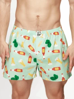 Lustige Shorts Für Männer Bier Und Hopfen -Dedoles GMLB1326 4