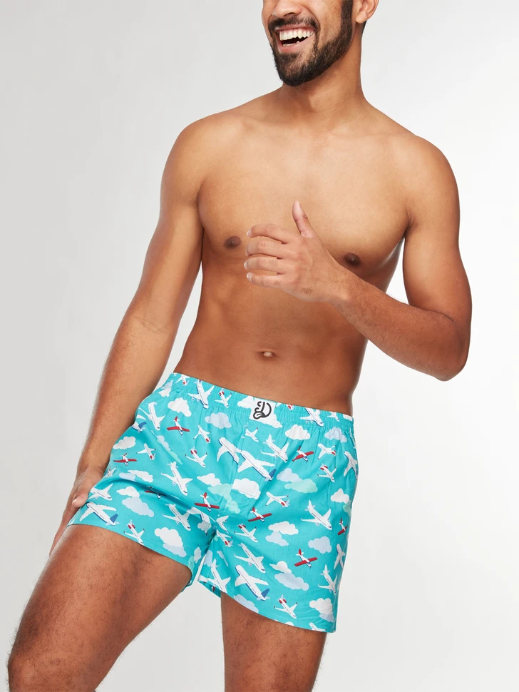 Lustige Shorts Für Männer Flugzeuge Und Wolken 5 Lustige Shorts Für Männer Flugzeuge Und Wolken – Bild 3