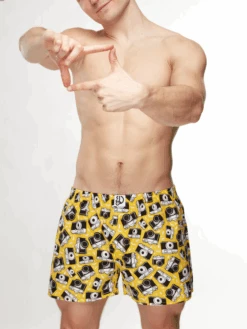 Lustige Shorts Für Männer Kamera -Dedoles GMLB163 3