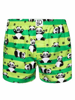 Lustige Shorts Für Männer Panda Und Streifen