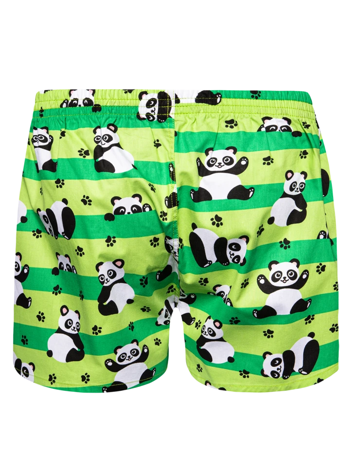 Lustige Shorts Für Männer Panda Und Streifen 4 Lustige Shorts Für Männer Panda Und Streifen – Bild 2