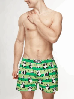 Lustige Shorts Für Männer Panda Und Streifen 11 Lustige Shorts Für Männer Panda Und Streifen -Dedoles GMLB249 3