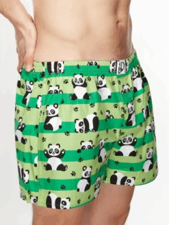 Lustige Shorts Für Männer Panda Und Streifen 12 Lustige Shorts Für Männer Panda Und Streifen -Dedoles GMLB249 4