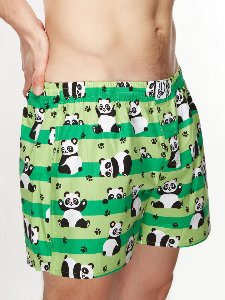 Lustige Shorts Für Männer Panda Und Streifen 6 Lustige Shorts Für Männer Panda Und Streifen – Bild 4