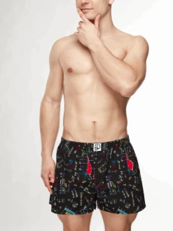 Lustige Shorts Für Männer Mathematik -Dedoles GMLB903 3