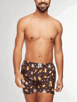 Lustige Shorts Für Männer Kaffeebohnen -Dedoles GMLB921 3