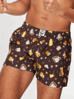Lustige Shorts Für Männer Kaffeebohnen -Dedoles GMLB921 4