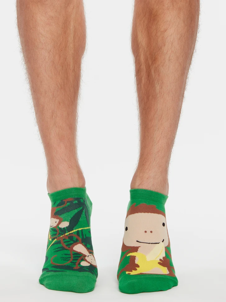 Lustige Knöchelsocken Affen 4 Lustige Knöchelsocken Affen – Bild 2