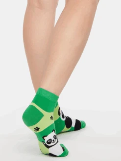 Lustige Knöchelsocken Panda Und Streifen -Dedoles GMLS249 3