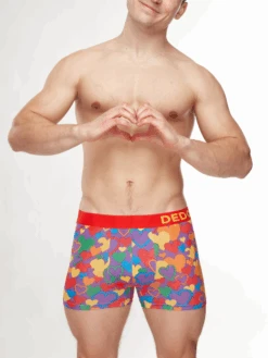 Lustige Boxershorts Für Männer Bunte Liebe -Dedoles GMMT1315 3