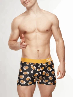 Lustige Boxershorts Für Männer 3er-Pack Bier Und Fußball -Dedoles GMMT197 3