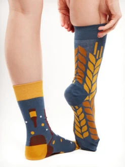 Lustige Socken Zeit Für Ein Bier -Dedoles GMRS045 2