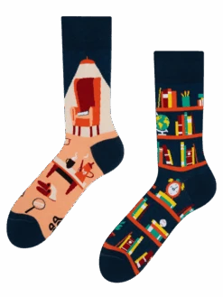 Lustige Socken Bibliothek