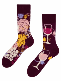 Lustige Socken Rotwein