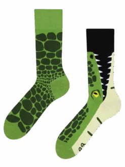 Lustige Socken Krokodil
