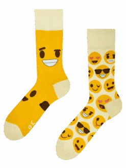 Lustige Socken Smileys