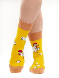 Lustige Socken Huhn Oder Ei -Dedoles GMRS109 1