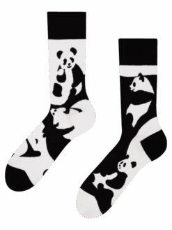 Lustige Socken Abstrakter Panda