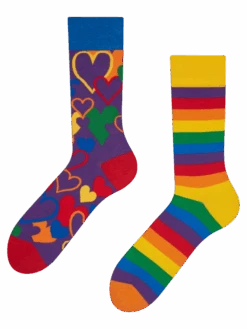 Lustige Socken Bunte Liebe