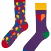 Lustige Socken Regenbogenherzen 2 Lustige Socken Regenbogenherzen -Dedoles GMRS1316