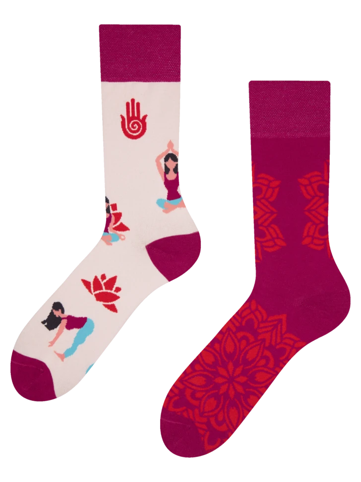 Lustige Socken Yoga Mandala 3 Lustige Socken Yoga Mandala