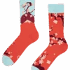 Lustige Socken Aus Recycelter Baumwolle Japanische Sakura 1 Lustige Socken Aus Recycelter Baumwolle Japanische Sakura -Dedoles GMRS1378 1