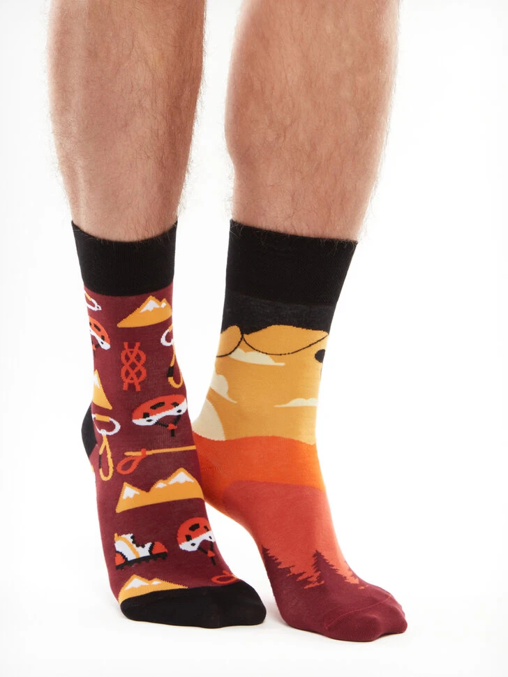 Lustige Socken Bergsteigen 5 Lustige Socken Bergsteigen – Bild 3