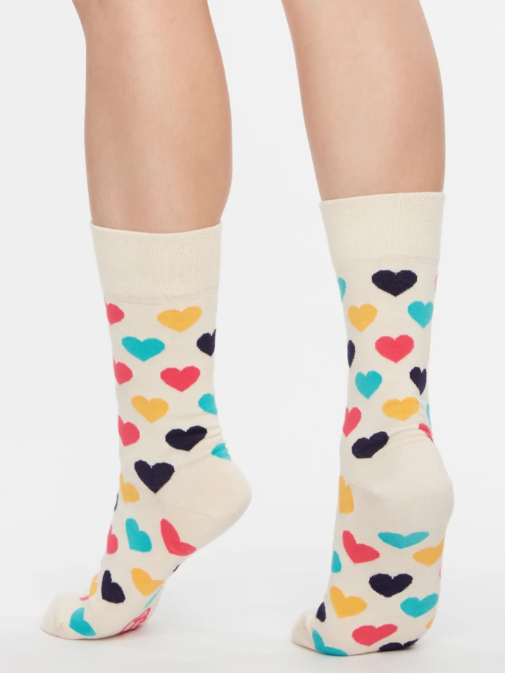 Lustige Socken Bunte Herzen 5 Lustige Socken Bunte Herzen – Bild 3