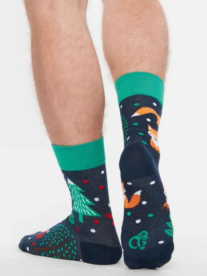 Lustige Socken Rotfuchs 5 Lustige Socken Rotfuchs – Bild 3