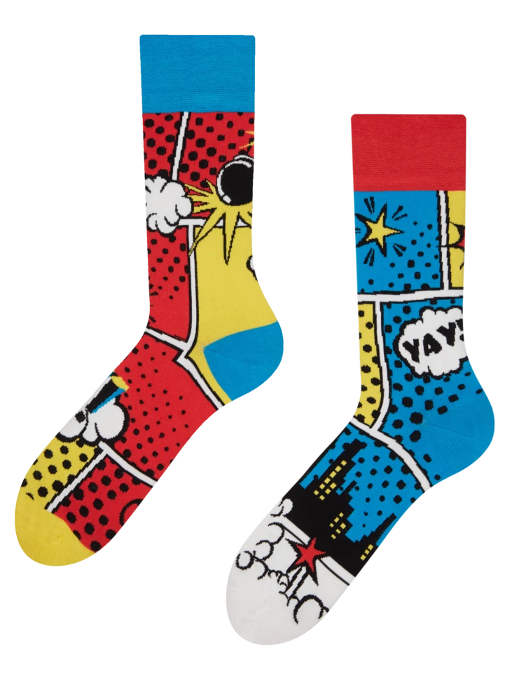 Lustige Socken Bunte Comics 3 Lustige Socken Bunte Comics