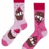 Lustige Socken Rosa Cupcakes 2 Lustige Socken Rosa Cupcakes -Dedoles GMRS250