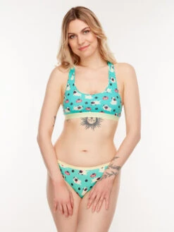 Lustige Damenbralette Mops 11 Lustige Damenbralette Mops -Dedoles GMWB022 3