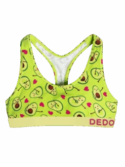 Lustige Damenbralette Avocado-Liebe