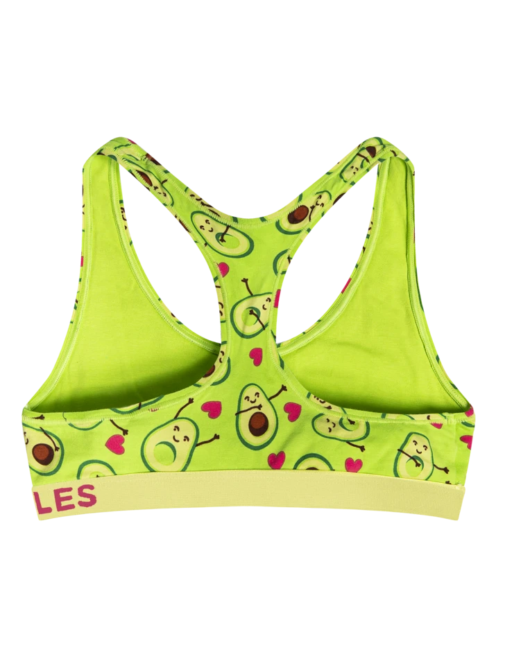 Lustige Damenbralette Avocado-Liebe 4 Lustige Damenbralette Avocado-Liebe – Bild 2