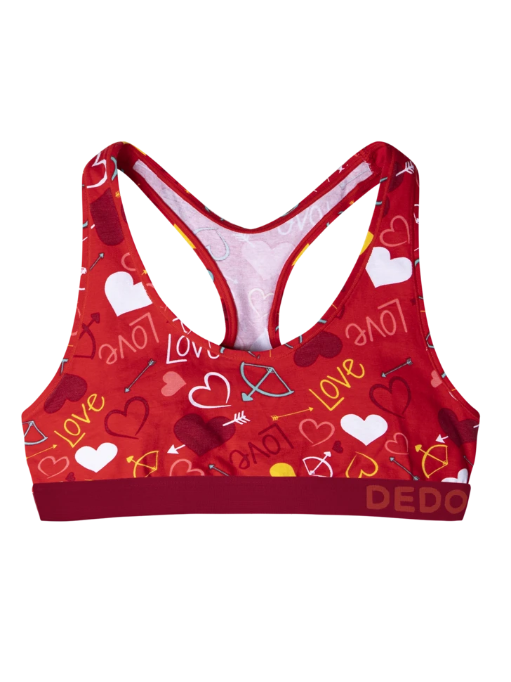 Lustige Damenbralette Herzen 3 Lustige Damenbralette Herzen