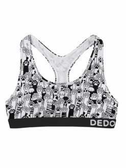 Lustige Damenbralette Katzenpfoten