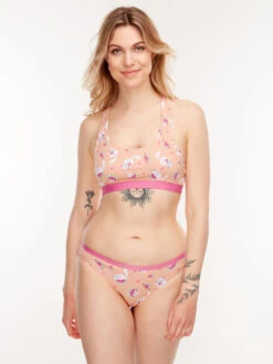 Lustige Damenbralette Wassermelonen-Katze -Dedoles GMWB183 3