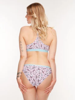 Lustige Damenbralette Regenbogen-Einhorn -Dedoles GMWB204 4