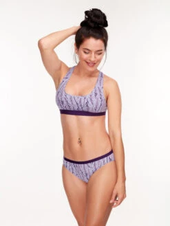 Lustige Damenbralette Lavendel -Dedoles GMWB924 3