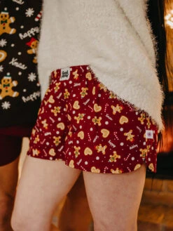 Lustige Damenshorts Lebkuchen-Welt -Dedoles Gingerbread World 2