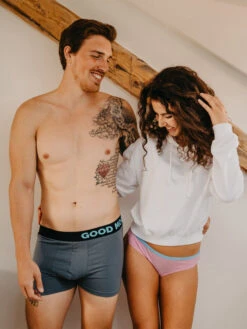 Herren Boxershorts Grau -Dedoles Grey Basic Men s Trunks 2