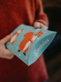 Ovale Geschenkbox Hamster Und Eichhörnchen -Dedoles Hamster Squirrel 8