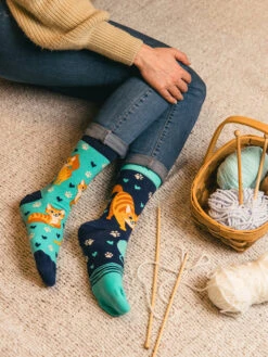 Lustige Socken Fröhliche Katze 7 Lustige Socken Fröhliche Katze -Dedoles Happy Cat 2