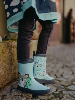 Lustige Regenstiefel Für Kinder Fröhlicher Koala -Dedoles Happy Koala 10 1
