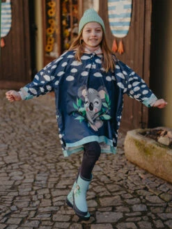 Lustiger Regenmantel Für Kinder Fröhlicher Koala -Dedoles Happy Koala 2