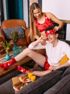 Schlafmaske Herzen -Dedoles Hearts 7