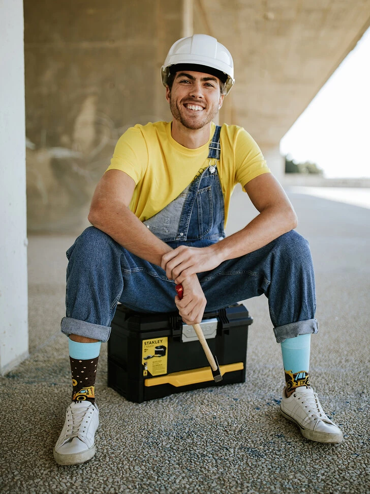 Lustige Socken Schwere Maschinen 4 Lustige Socken Schwere Maschinen – Bild 2