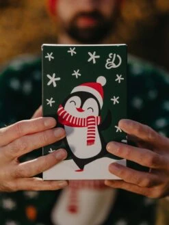 Klassische Geschenkbox Hallo Pinguin -Dedoles Hello Penguin 7