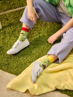 Lustige Kindersocken Hühner Und Küken -Dedoles Hen Chicks 2